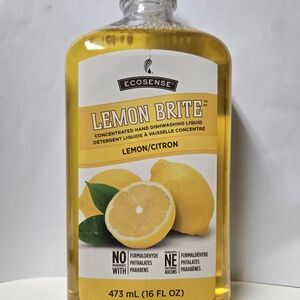 Lemon Brite Lemon Dishwashing Liquid - Yellow